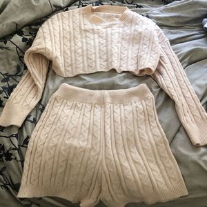 FASHION NOVA Sweater shorts set